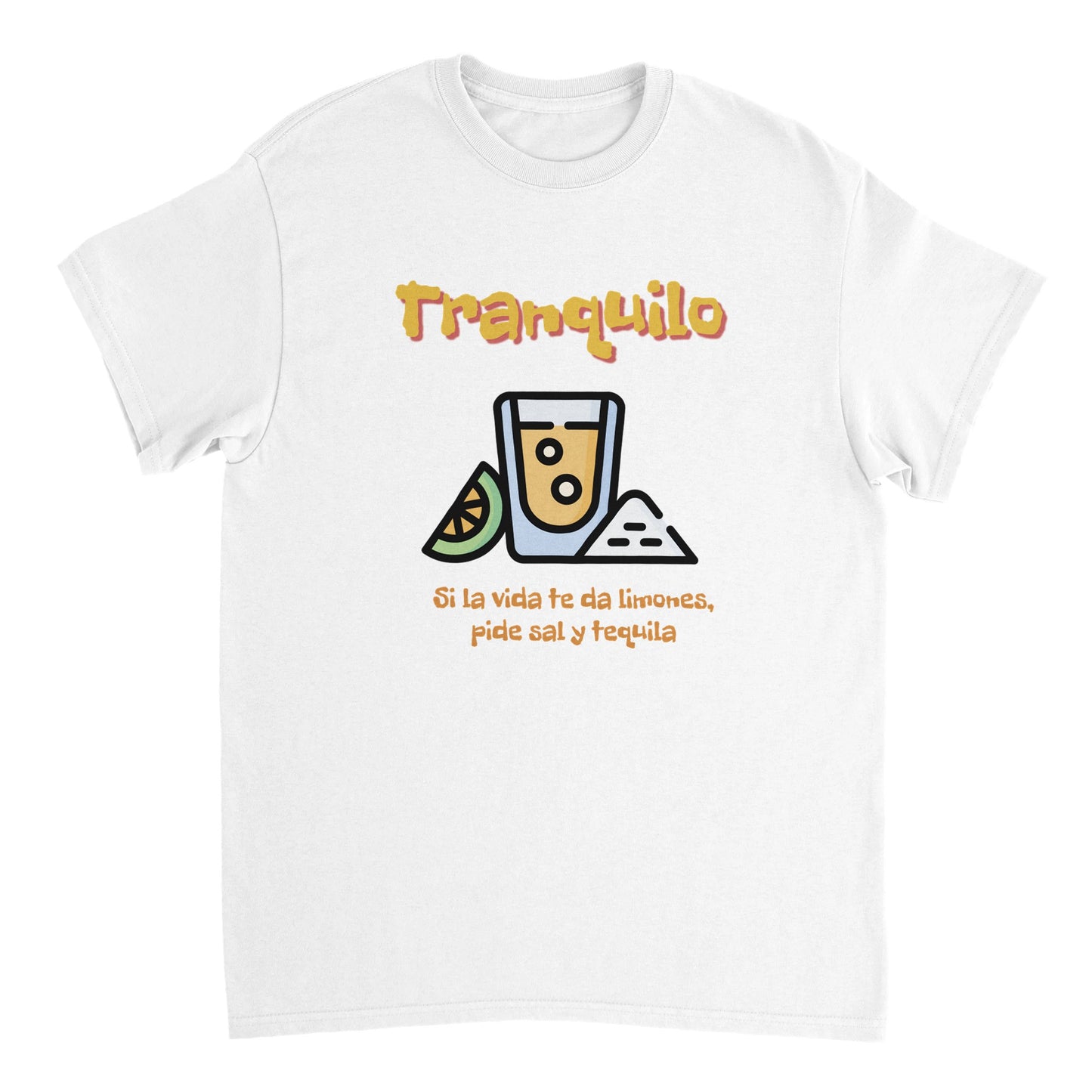 Heavyweight Quality Crewneck T-shirt (Tranquilo)